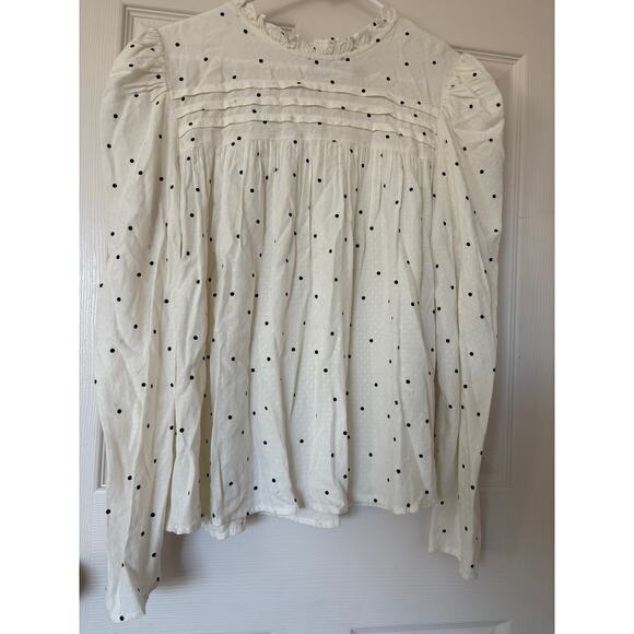 a new day long sleeve polka blouse - Picture 1 of 5
